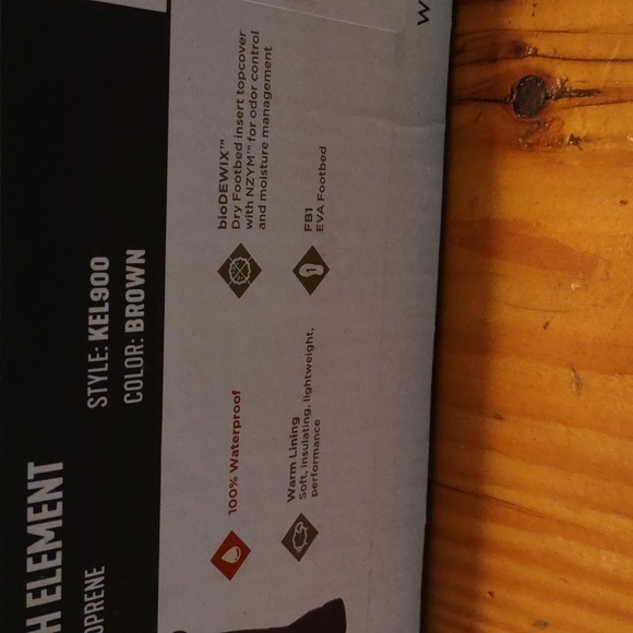 New in box muck boot youth element brown sz 12 - Picture 7 of 9